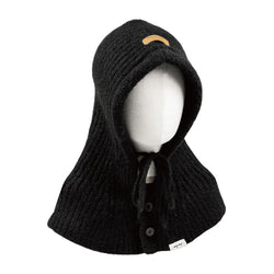 Retro Knitted Hooded Hat Tippet