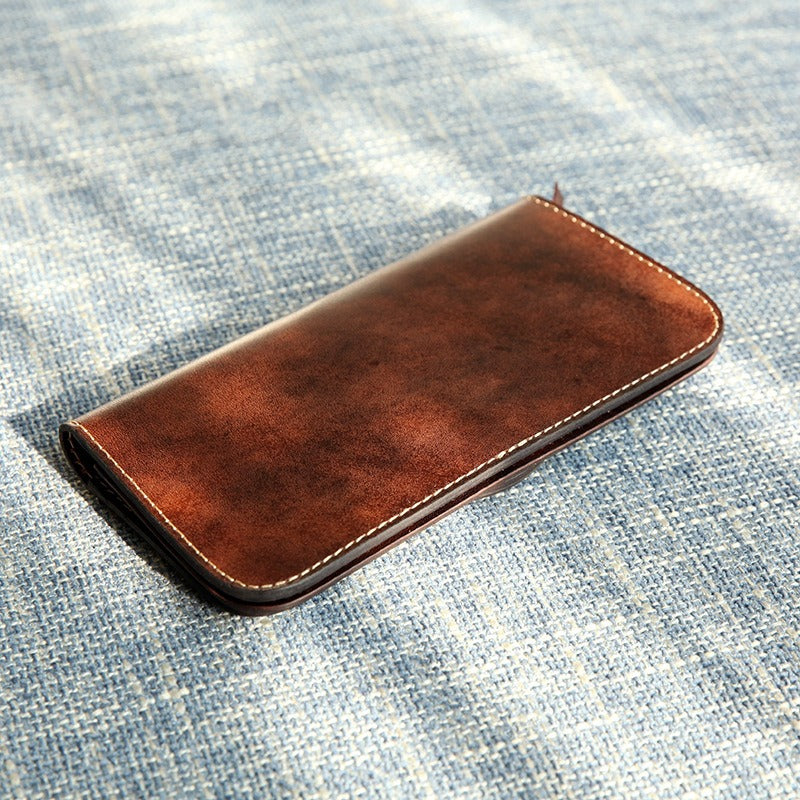 Retro Handmade Leather Wallet Multi-card Slots Wallet