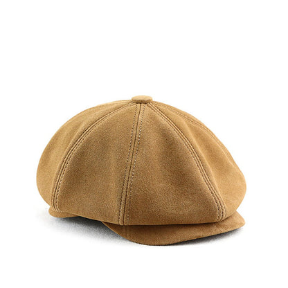 Retro Casual Suede Leather All-match Hats