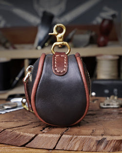 Retro Leather Handmade Waist Key Bag