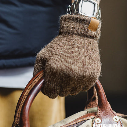 Retro Velvet Finger Touch Screen Gloves