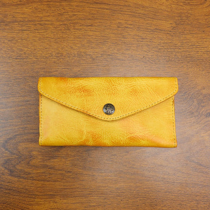 Retro Handmade Leather Long Wallet