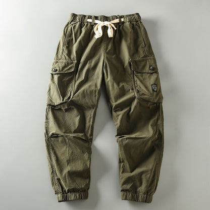 Retro Camouflage Multi-Pocket Working Pants Casual Pants