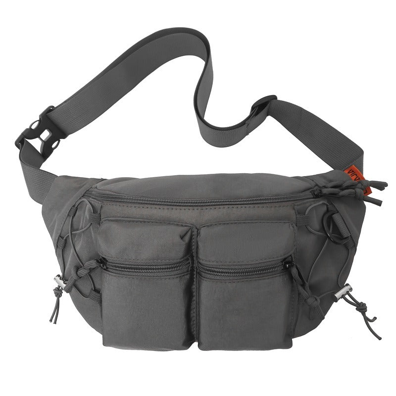 Retro Outdoor Portable Multi-Pocket Function Bag