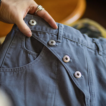 Retro Straight Overalls Loose Casual Pants