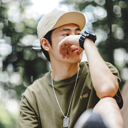 Retro Summer Light Mountain Cap