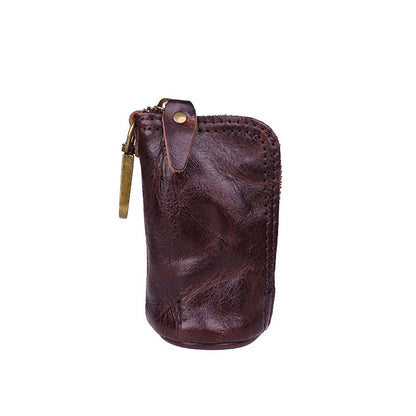 Retro Handmade Leather Key Bags Waist Bags
