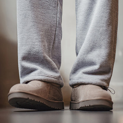 Retro Winter Warm Fleece Slip-on Cotton Sock Boots