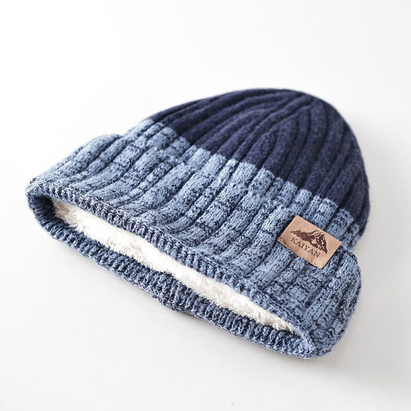 Retro Warm Fleece Knitted Hat