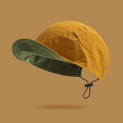 Retro Flip Hat Beret Casual Cap Adjustable Hat