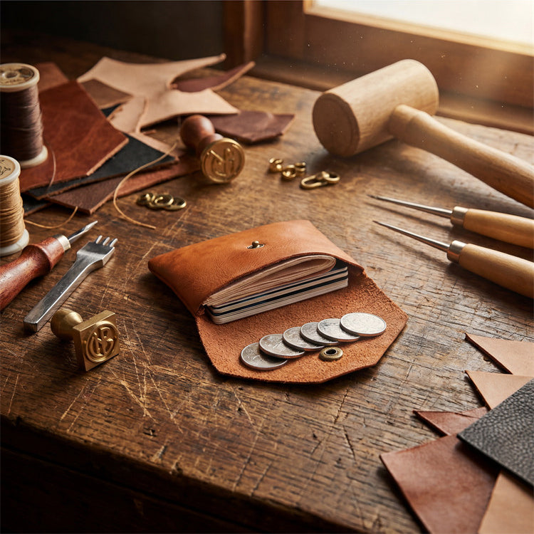 Retro Handmade Leather Storage Bag