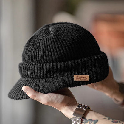 Retro Winter Warm M1941 Visor Beanie