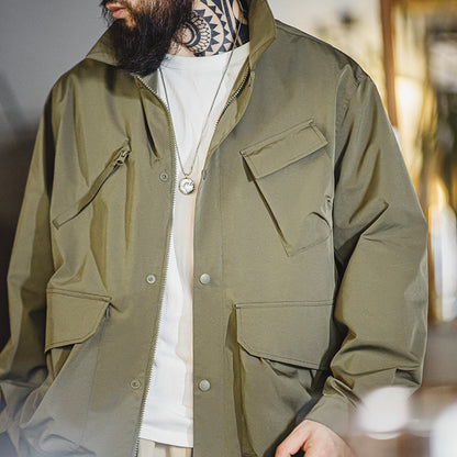 Retro Functional Pocket Jacket Urban Outdoor Outwears