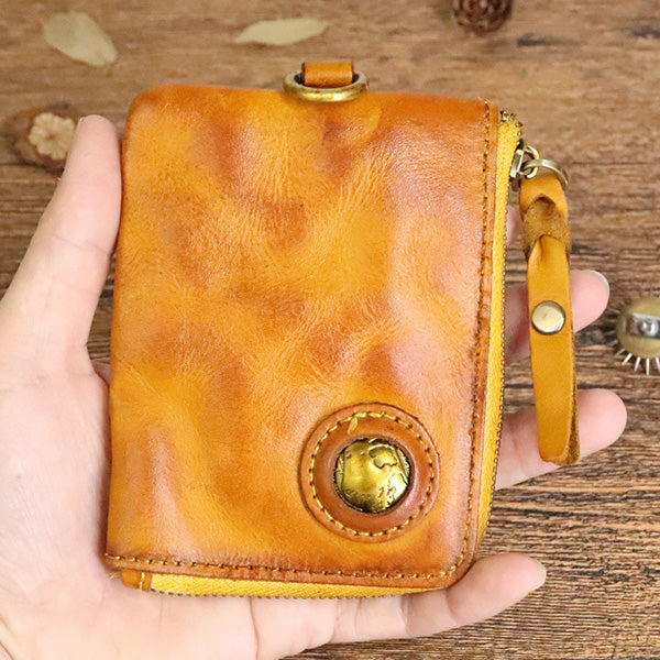 Handmade Retro Card Holder Leather Wallet