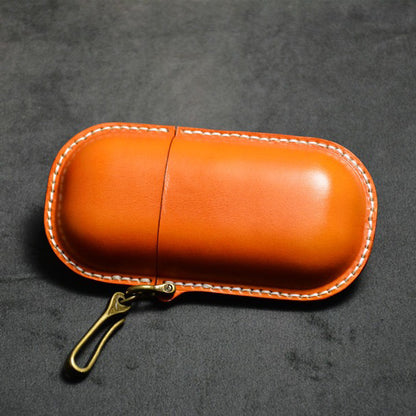 Retro Handmade Leather Glasses Case