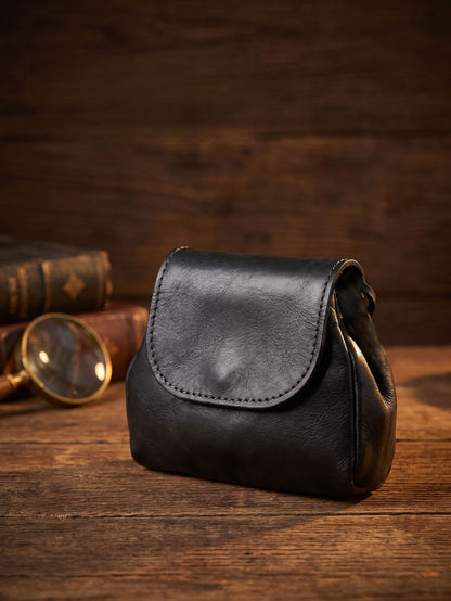Retro Handmade Leather Card Holders Wallet