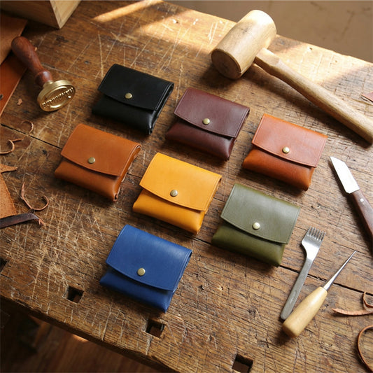 Retro Handmade Leather Storage Bag