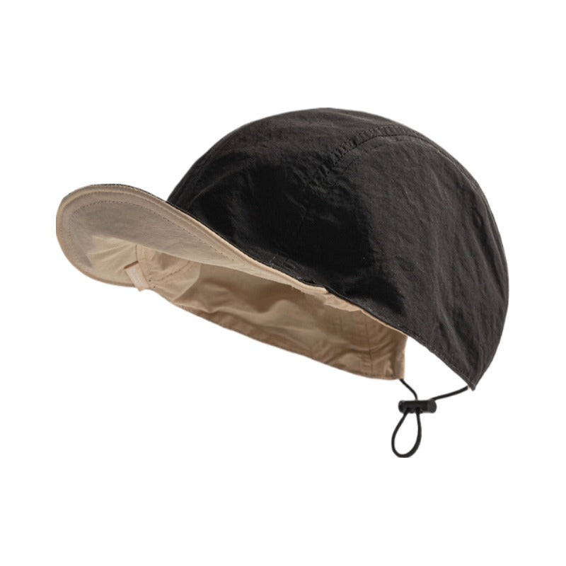 Retro Flip Hat Beret Casual Cap Adjustable Hat