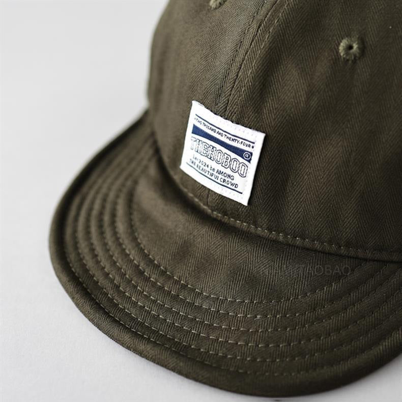 Retro Flip Hat Beret Casual Cap Adjustable Hat