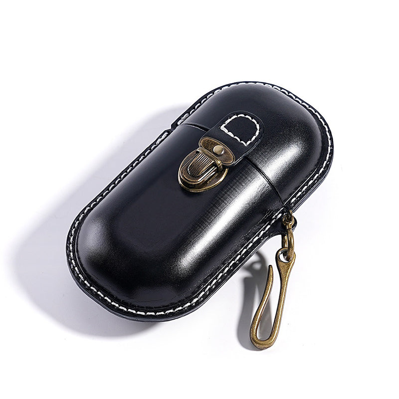 Genuine Leather Vintage Sun Glasses Box