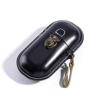 Genuine Leather Vintage Sun Glasses Box