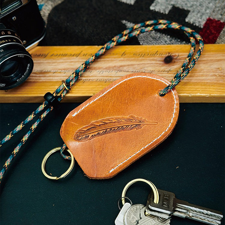 Retro Pull-out Handmade Leather Key Bag Accessories