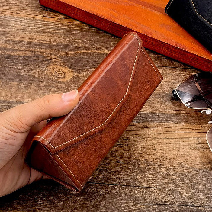 Travel Portable Handmade Retro Glasses Case