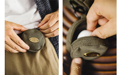 Retro Canvas Tool Roll Corssbody Bag