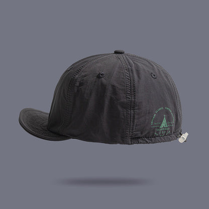 Retro Printed Baseball Cap Flip Hat Beret