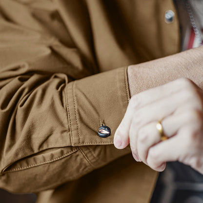 Vintage Printed Shirt Maillard Western Denim Shirt Pure Cotton Long Sleeve Jacket