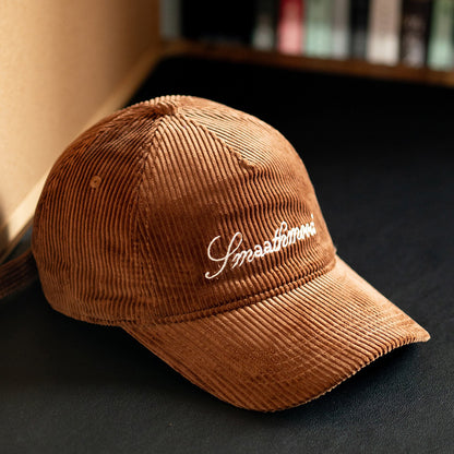 Retro Corduroy Flip Hat Beret Casual Cap Adjustable Hat