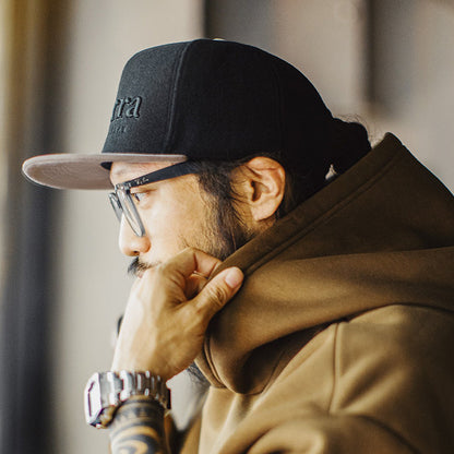 Retro Baseball Cap Woolen Embroidered Hat