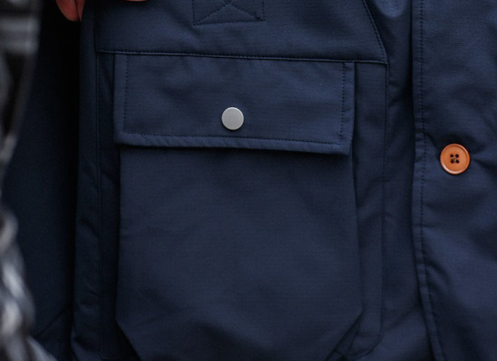 Retro Casual Blazer Functional Work Jacket