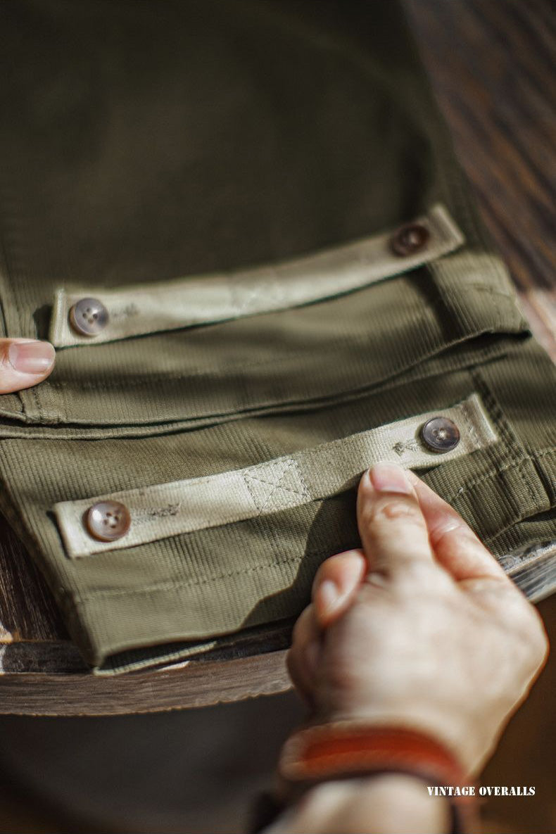 Vintage Casual Work Style Overalls