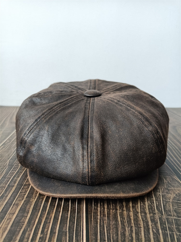 Retro Workwear-style Newsboy cap