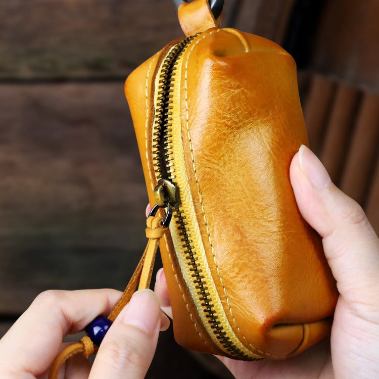 Retro Handmade Leather Car Key Bags