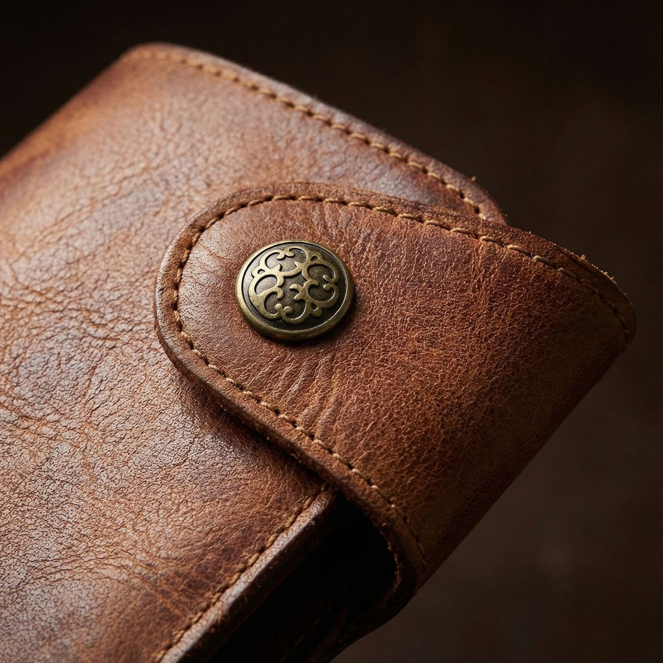 Retro Handmade Leather Card Coin Wallets