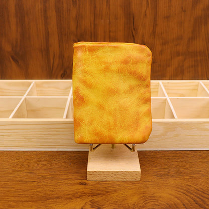 Retro Leather Handmade Short Wallets