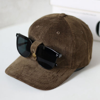 Retro Glasses Storage Flip Hat Beret Casual Cap Adjustable Hat