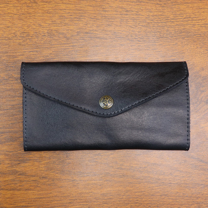 Retro Handmade Leather Long Wallet