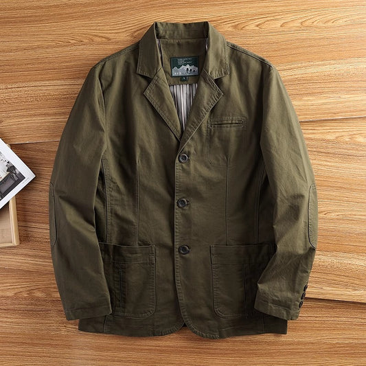 Retro Casual Suit Cotton Suit Jacket