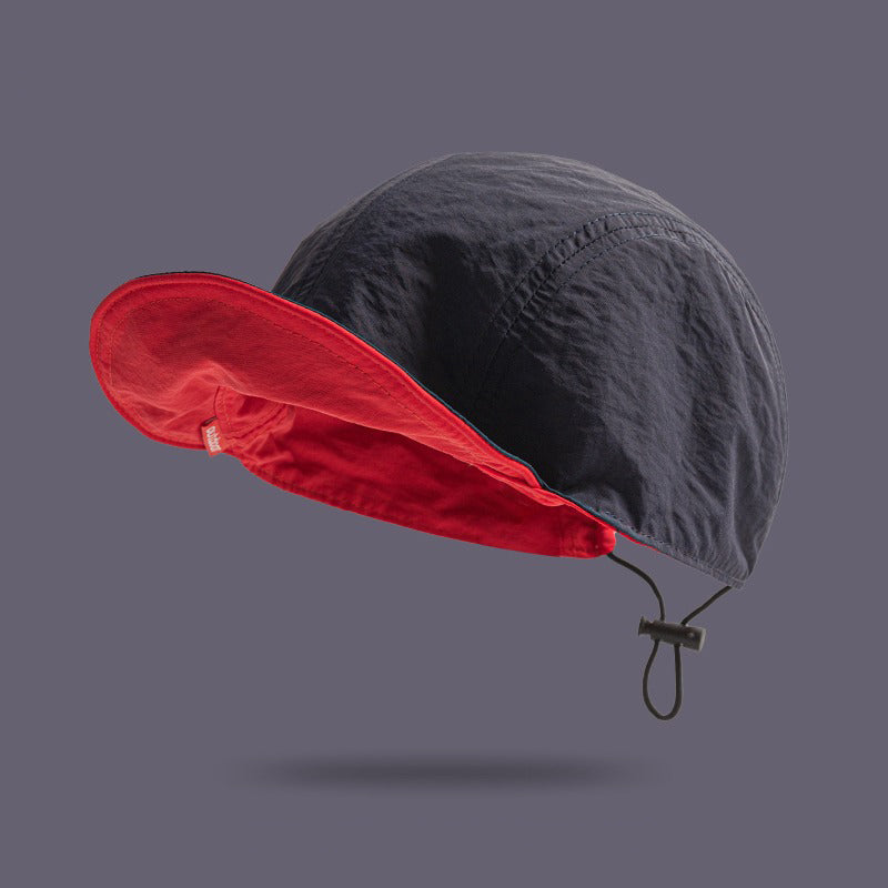 Retro Flip Hat Beret Casual Cap Adjustable Hat