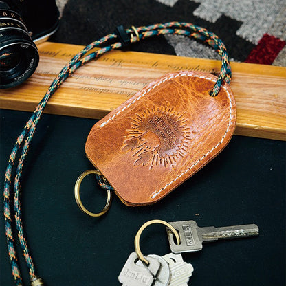Retro Pull-out Handmade Leather Key Bag Accessories