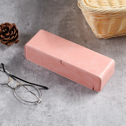 Retro Tanned Leather Glasses Case