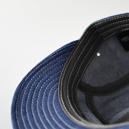 Retro Denim Flip Hat Beret Casual Cap Adjustable Hat