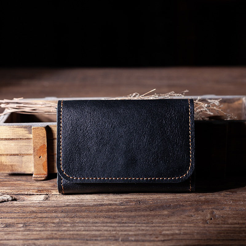 Retro Handmade Leather Card Holder