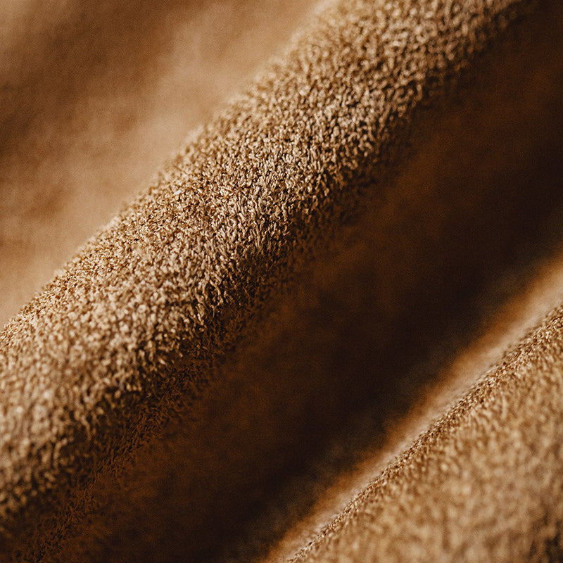 Retro Suede Jacket Stand Collar Short Maillard Jacket