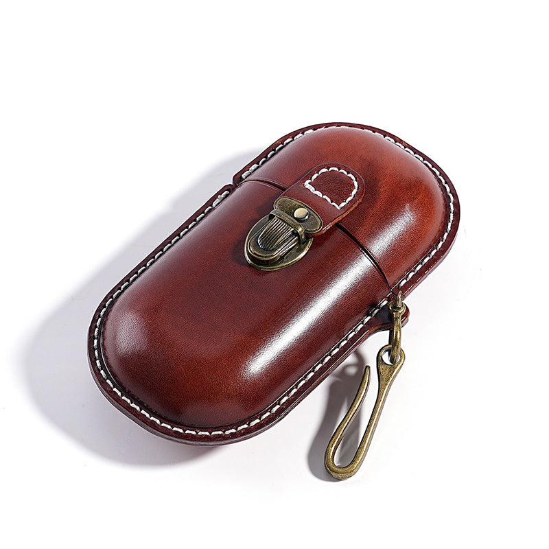 Genuine Leather Vintage Sun Glasses Box