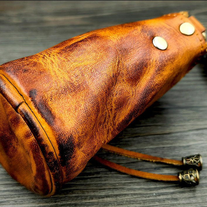 Retro Handmade Leather Key Bags Waist Bags