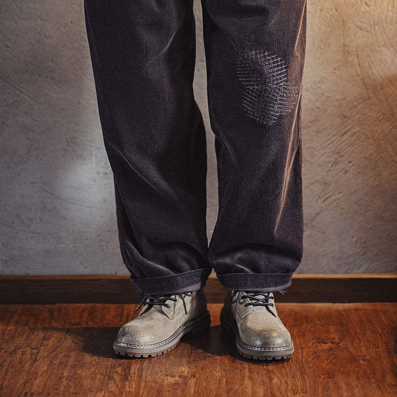 Retro Leather Wilderness Boots